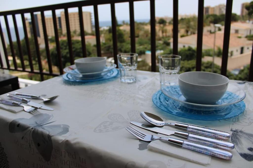 Apartamento Vista Al Mar Piscina Playa 3 Min Aguadulce  Eksteriør billede